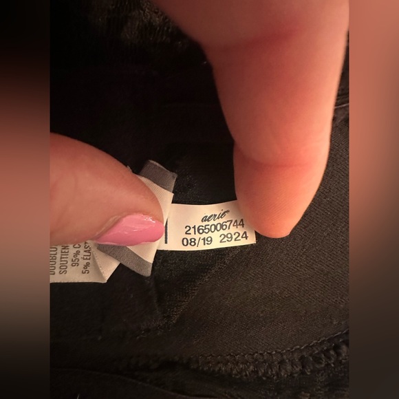 AERIE BLACK HALTER PADDED LACE BRALETTE - Size XXS SKU:597 - Picture 4 of 4